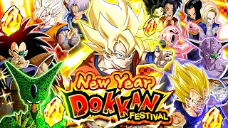 THE BANNER IN HISTORY AGAIN! Dokkanfest Step Up New Year 2023 Summons Part 3 | DBZ Dokkan Battle