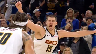 Nikola Jokic hits most insane game winner buzzer beater vs Warriors 😱😱