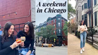 VLOG | girls weekend in Chicago! shopping, brunching and catching up in lincoln park!