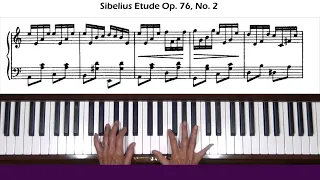 Sibelius Etude Op. 76, No. 2 Piano Tutorial