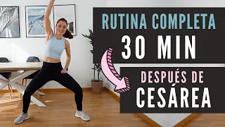 EJERCICIOS POST #CESÁREA ✅ 🙋🏻‍♀️ 30 MIN - desde los 2 meses ¡Recupera tu figura!