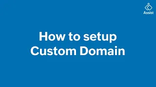 How to setup your Custom Domain? - Zoho Assist