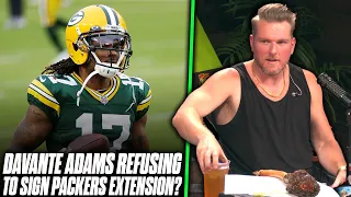 Is Davante Adams Not Extending With The Packers A Big Issue? | Pat McAfee Reacts