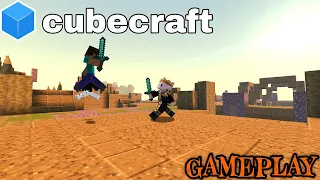 Cubecraft SKYWARS GAMEPLAY || WITH NEW CUSTOMISE CONTROL #19 || 1.20.80 MCPE