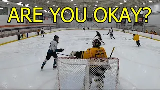 JOE THORNTON CONCERNED... *MIC’D UP* GoPro Hockey Goalie