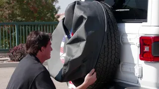 Installation Video - Boomerang Soft Tire Covers for the Jeep® JL Wrangler (w/ back-up camera)