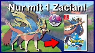 Kann man Pokemon Schwert mit NUR einem ZACIAN durchspielen? (+ So wenig Kämpfe wie möglich)