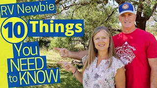 RV Newbie 10 Things You Need to Know Before You Hit the Road (FULL TIME RV LIVING)