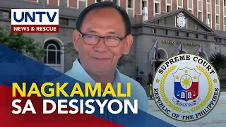 COMELEC, nagkamali nang i-dismiss ang DQ case ni Cagayan Gov. Mamba