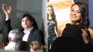 Mila Kunis And Ashton Kutcher Attend 'Jupiter Ascending' Hollywood Premiere