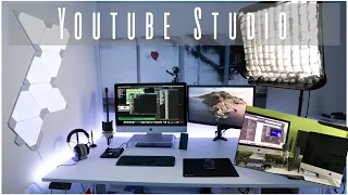 Mein neues Youtube Studio und Schreibtisch Setup arbeiten und Gaming  🙂