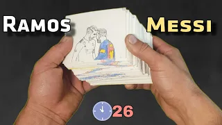 The war of two myths/Messi and Ramos fight flipbook/How to make flipbook football