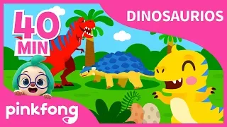 Las Mejores Canciones de Dinosaurios y Bebé T-Rex | +Recopilación | Pinkfong Canciones Infantiles