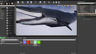 Blue Whale Unreal Engine Animation and Materials Tutuorial