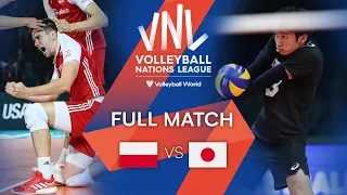 🇵🇱 POL vs. 🇯🇵 JPN - Full Match | Men’s Preliminary Phase Match | VNL 2019