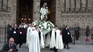 Notre Dame de Paris. Assomption 2014. Procession