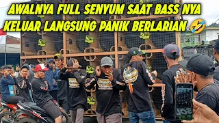 penonton brewog di buat kaget dan panik saat awal bass nya keluar