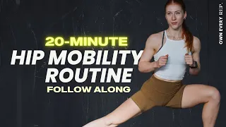 20 Min. Hip Opener Mobility - Unlock Your Hips | No Equipment Needed