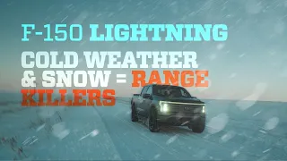 Cold Weather And Snow Are Range Killers For The F-150 Lightning | ⚡️ Tour - EP:07 @Maxx.Powell