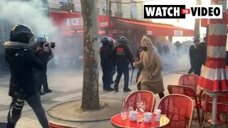 Chaos on streets of Paris