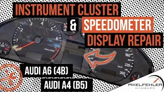 Instrument Cluster & Speedometer display repair - pixelrepair - Audi A6 (B4) and Audi A4 (B5)