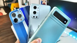 Pixel 6 vs iPhone 13 Pro vs OnePlus 9 Pro | Comparativa a ciegas! 🦯