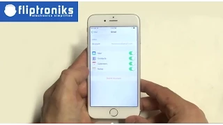 Apple Iphone 6: How To Delete Email Accounts - Fliptroniks.com