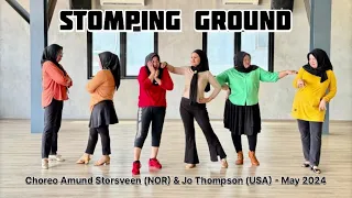 Stomping Ground Linedance || Choreo Amund Storsveen (NOR) & Jo thompson (USA) - May 2024