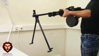 Ручной пулемет РПД 44 СХ, Дегтярева охолощенный (Стрельба)