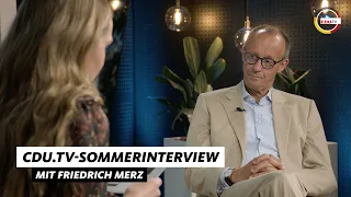 CDU.TV Sommerinterview mit Friedrich Merz