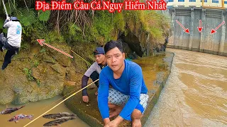 DAO Vlog - Cùng Em Thánh Ăn Đi Câu Cá Bống Tượng Đường Đi Rất Là Nguy Hiểm |#249