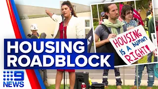 Federal government’s social housing plan hits roadblock | 9 News Australia