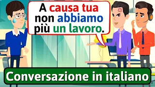 IMPARA L'ITALIANO: Cattivo amico al lavoro | Conversazione in Italiano - LEARN ITALIAN