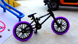 BMX Finger | Tech Deck BMX Bike Tricks | Tech Deck Ramp | BMX Finger On Jeep