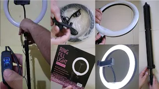 Ring fill light 26 Cm/10 inch review in Hindi | HOW TO ASSEMBLE A RING LIGHT DETAILED STEP BY STEP