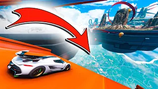 Я СПРЫГНУЛ С ОСТРОВА HOT WHEELS В FORZA HORIZON 5