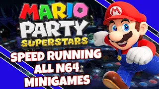 Speed Running - All N64 Minigames | Mario Party Superstars