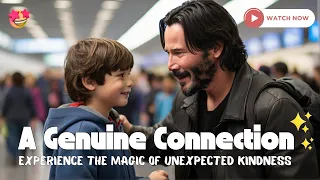 Heartfelt Encounter: Keanu Reeves Inspires Young Fan!