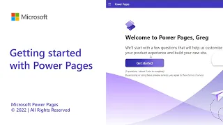 Getting started with Power Pages