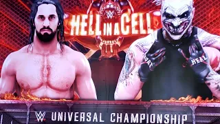 Universal Champion Seth Rollins Vs. The Fiend Bray Wyatt Hell In A Cell Match WWE 2K19 Full Match