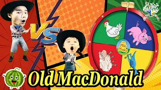 Old MacDonald Had A Farm || 3 Wheel of Fortune!! | Kids Songs and Nursery Rhymes || EduFam ~