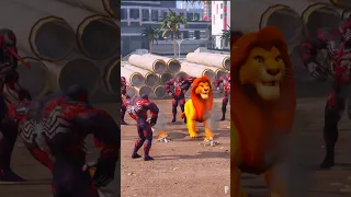 GTA V: RED VENOM KIDNAPS LION AND BABY HULK SAVES HIS | #shorts #gta5 #viral