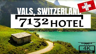 7132 Hotel Vals, Switzerland  | Bike tour  | Summer 2021 - drone filmed 4k