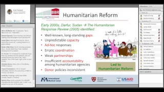 Humanitarian Coordination: The humanitarian coordination architecture at country and regional levels