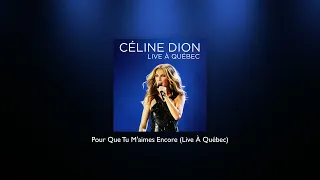 Celine Dion - Pour Que Tu M'aimes Encore (Live À Québec)