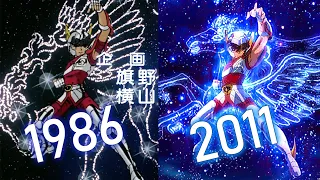 Saint Seiya Pegasus Fantasy Comparison | Classic VS Pachinko Remake (1080p 60fps) CR 聖闘士星矢