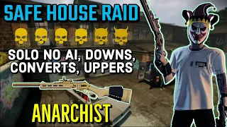 PAYDAY 2 - Safe House Raid DSOD Solo No Ai, Downs, Converts, Uppers - Anarchist Sniper Build