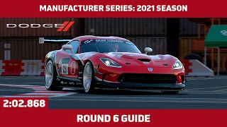 Gran Turismo Sport - Manufacturer Series Guide 2021 Season Round 6: Tokyo South Inner Loop: Dodge