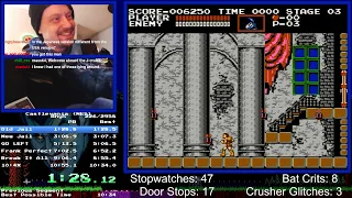 Castlevania NES Speedrun in 10:45