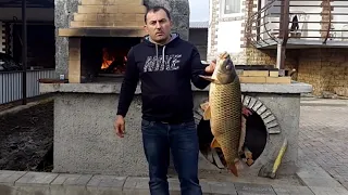 Fish cooked in an oven Caucasus style. ENG SUB.